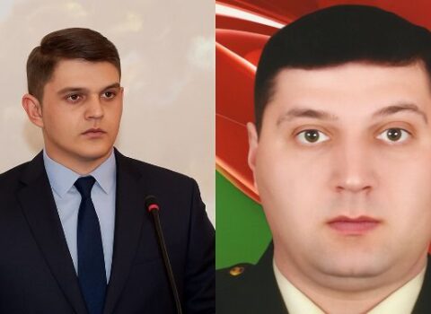 Şəhid polkovnikin oğluna leytenant rütbəsi verildi