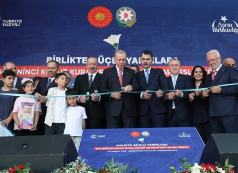 Ərdoğan Heydər Əliyevi soruşdu, uşaqlar belə cavab verdi – VİDEO