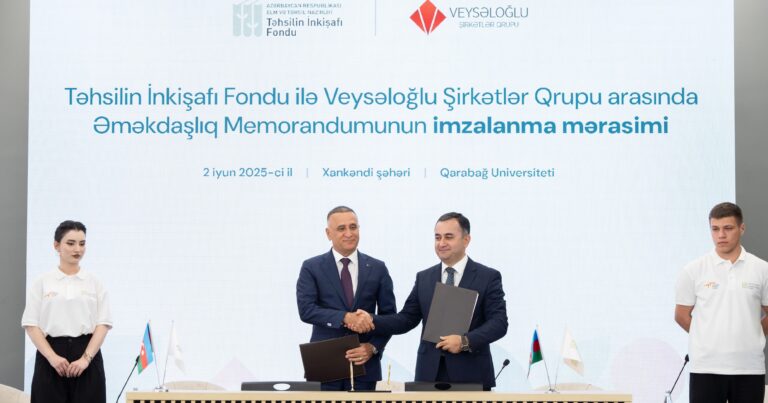 Veysəloğlu Şirkətlər Qrupundan Qarabağ Universitetinə təhsil dəstəyi – 50 tələbəyə təqaüd ayrıldı