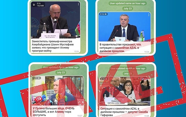 Bir sıra dövlət xadimləri adından saxta açıqlamalar yayıldı – FOTO