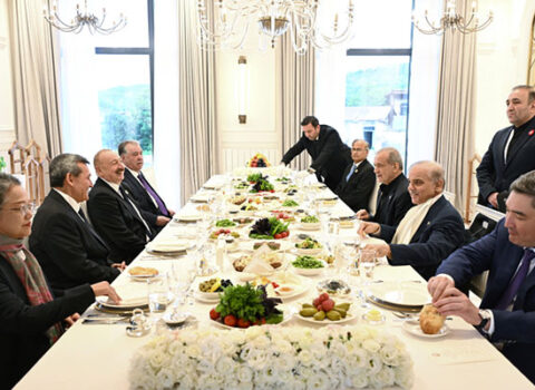 Şuşada rəsmi nahar – Foto