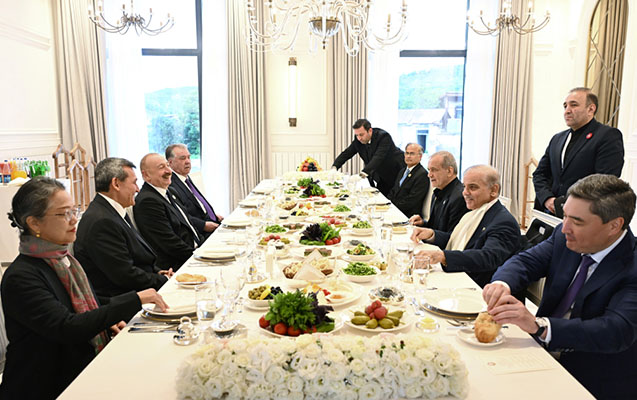 Şuşada rəsmi nahar – Foto