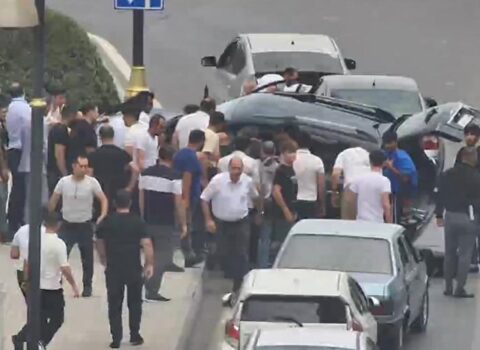 Bakıda qəza – FOTOLAR