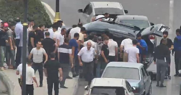 Bakıda qəza – FOTOLAR