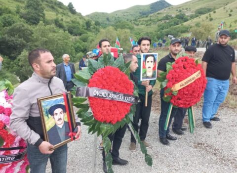 Kəlbəcərdə şəhidlərimizlə vida mərasimi keçirilir – FOTO