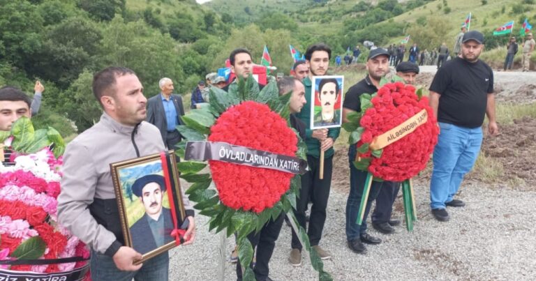 Kəlbəcərdə şəhidlərimizlə vida mərasimi keçirilir – FOTO