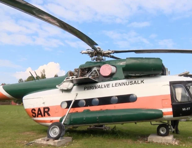 Estoniyada helikopter dənizə düşdü