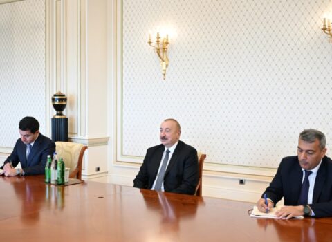 İlham Əliyev qəbul keçirdi – FOTOLAR