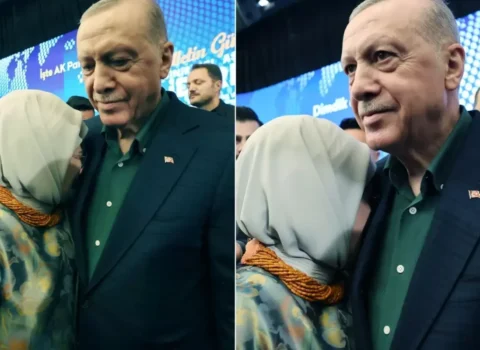Xanımı Ərdoğanı qucaqlayıb ağladı – Təsirli anlar + VİDEO