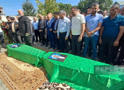 Ağcabədidə Ziyəddin və Hüseyn Səfərovlarla vida mərasimi başlayıb