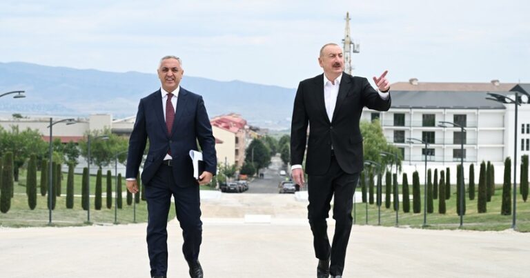 Prezident Xankəndidə… – Foto