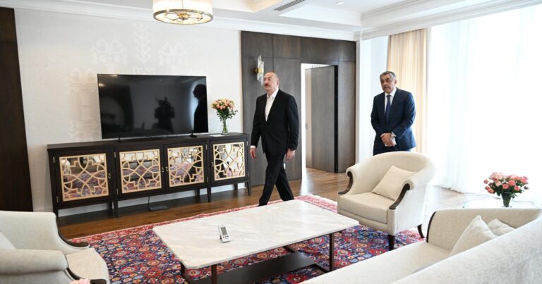 Prezident Xankəndidə… – Foto