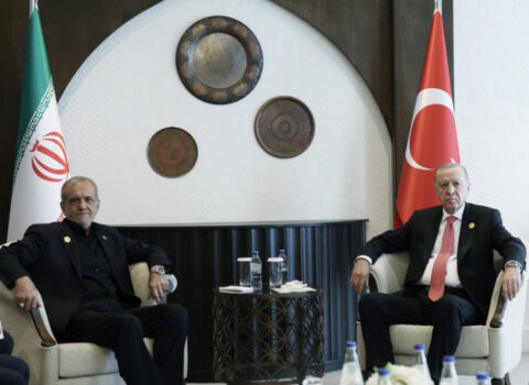 Ərdoğan və Pezeşkian Xankəndidə görüşüb