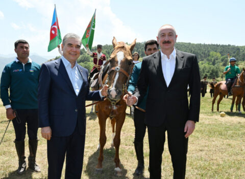 Berdiməhəmmədova “Dostluq” adlı Qarabağ atı hədiyyə edildi