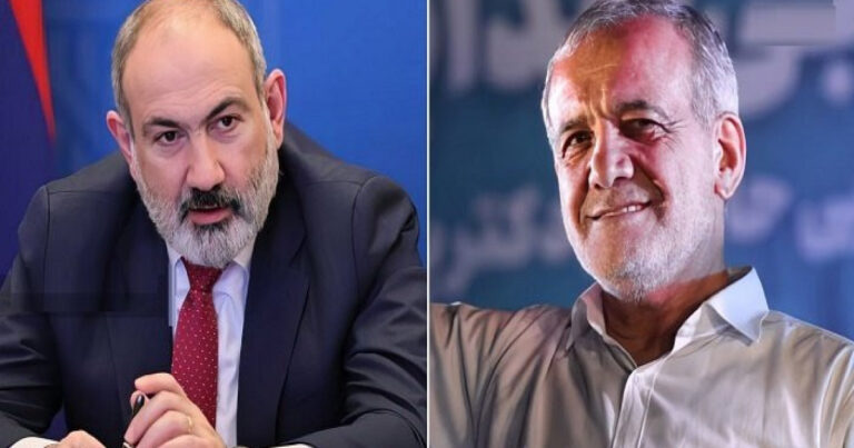 Paşinyan Pezeşkianı Ermənistana rəsmi səfərə dəvət edib