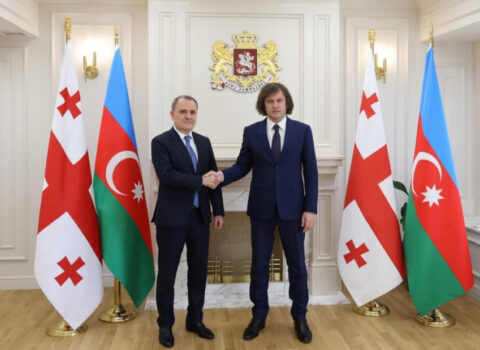 Kobaxidze Ceyhun Bayramovu qəbul edib