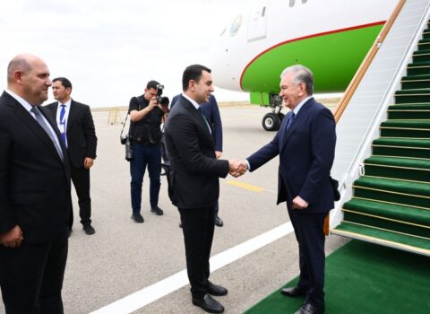 Şavkat Mirziyoyev Füzuli rayonuna səfərə gəldi