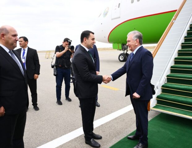Şavkat Mirziyoyev Füzuli rayonuna səfərə gəldi