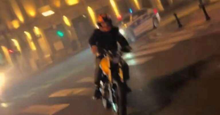 Motosikletlə xuliqanlıq edən sürücü həbs edildi