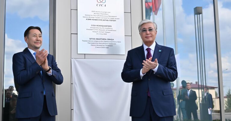“Yeni və möhtəşəm qərargah binasının istifadəyə verilməsi mühüm tarixi hadisədir” – Tokayevə TƏŞƏKKÜR – FOTO