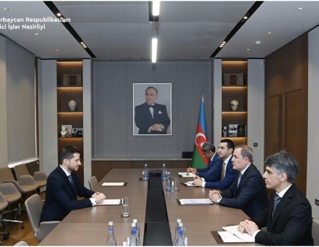 Ceyhun Bayramov Corc Diki qəbul etdi – FOTOLAR