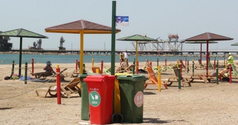 Çimərliklərdə dəniz suyunun temperaturu açıqlandı