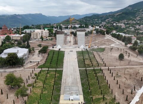 Xankəndidəki Zəfər Tağının hündürlüyü 44 metr olacaq