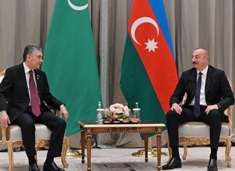 İlham Əliyev Berdiməhəmmədovla görüşdü