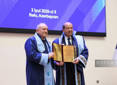 Ərsin Tatara Fəxri doktor diplomu təqdim edildi