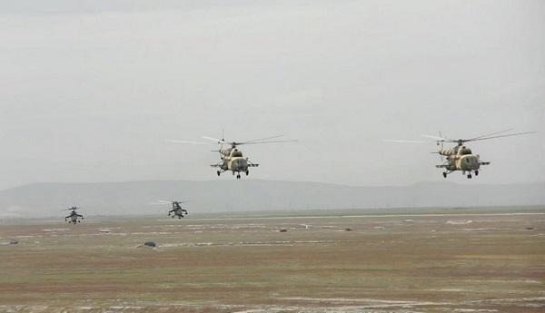 Helikopterlərimiz havaya qaldırıldı – Video