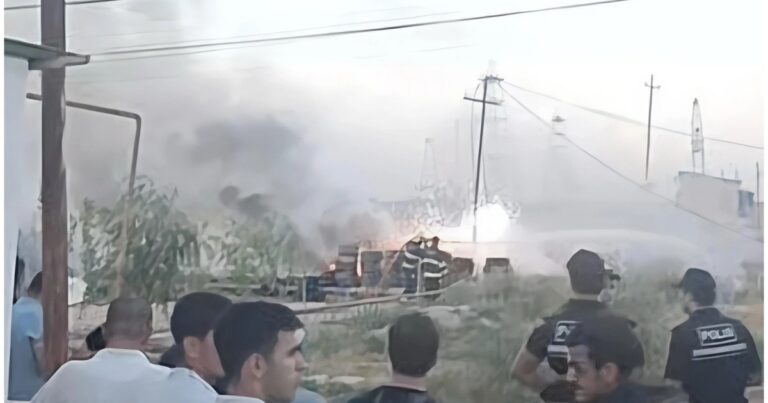 Bakıda yaşayış evlərinə yaxın ərazidə YANĞIN