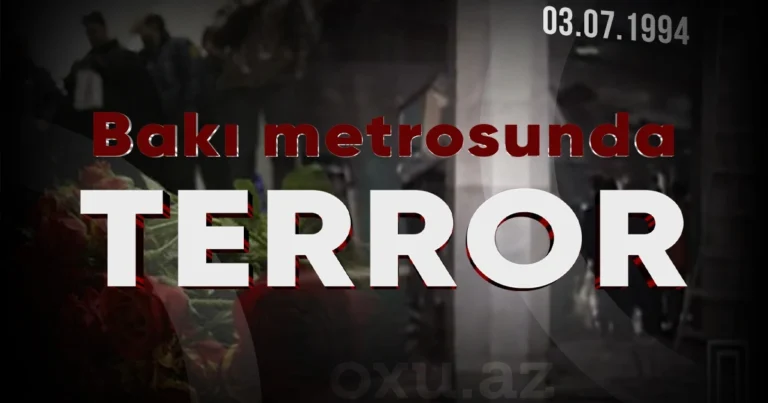 Bakı metrosundakı terror aktından 31 il keçir – FOTOLAR