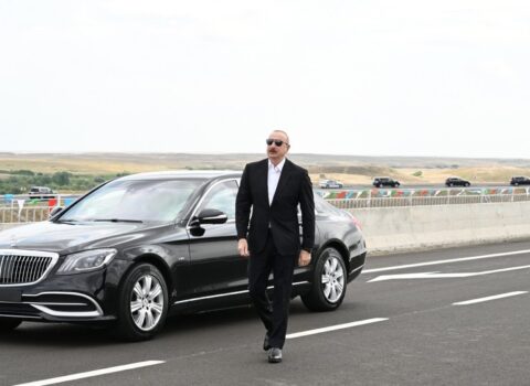 Prezident Əhmədbəyli-Füzuli-Şuşa yolunun açılışında – FOTOLAR