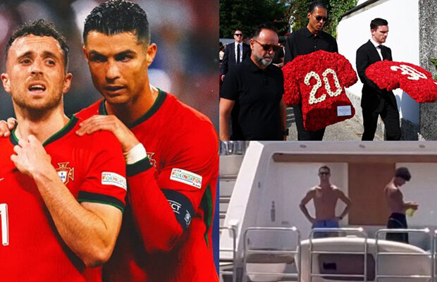 Hamı dəfndə idi, Ronaldo tətildə… – Fotolar