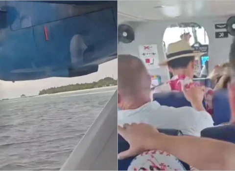 Turistləri daşıyan təyyarə okeanın ortasında qəza enişi etdi: Bir saat suyun üzərində qaldılar