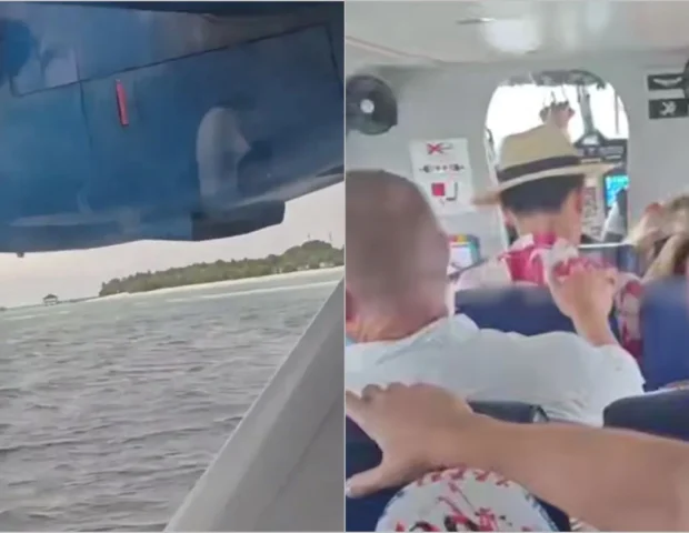 Turistləri daşıyan təyyarə okeanın ortasında qəza enişi etdi: Bir saat suyun üzərində qaldılar