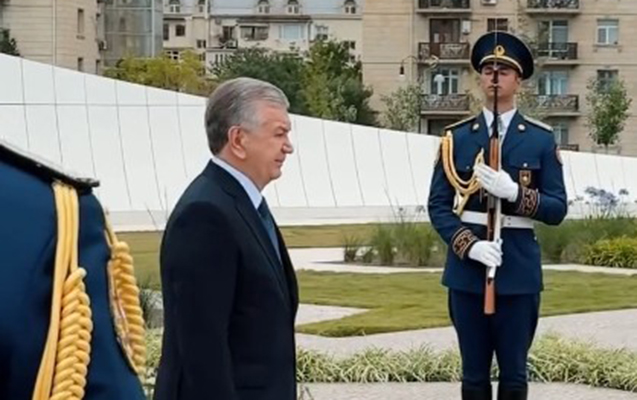 Zəfər parkına səfərindən paylaşım etdi