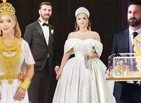 Toyunda 5 kiloqram qızıl taxılan fenomen boşanır – VİDEO – FOTO