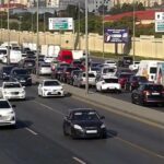 Bakının bir sıra yollarında tıxac yarandı