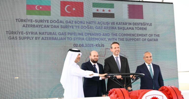 Azərbaycan qazının Suriyaya nəqlinə başlanıldı – FOTOLAR
