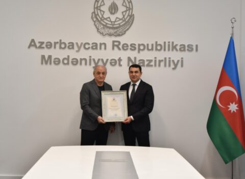 Mədəniyyət Nazirliyində Fəxrəddin Manafovla görüş olub – FOTO
