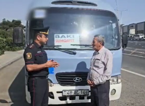 Sərxoş vəziyyətdə avtobus sürdü, həbs edildi – VİDEO