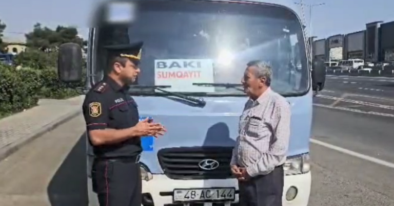 Sərxoş vəziyyətdə avtobus sürdü, həbs edildi – VİDEO