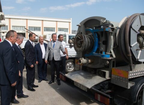 Su Təchizatı Xidmətinin idarəsində texnikalara baxış keçirildi – FOTO/VİDEO