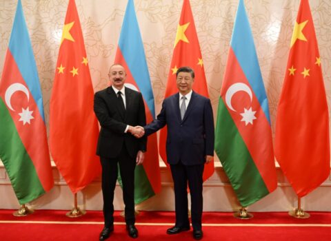 İlham Əliyev Çin lideri ilə  görüşdü