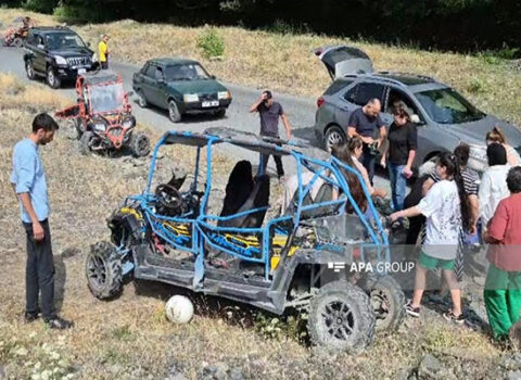 Qəbələdə qadın turistlər kvadrosikllə qəzaya düşdü – 4-nün vəziyyəti ağırdır
