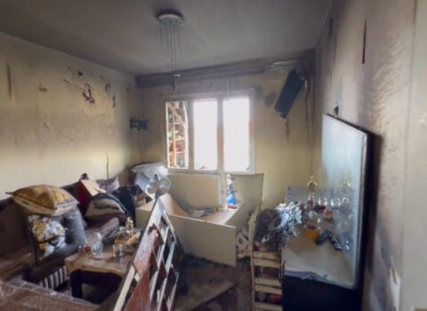 Qaradağda yaşayış binasında yanğınla nəticələnən partlayış olub – FOTO