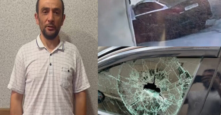 Bakıda avtomobilin şüşəsini qəsdən sındıran şəxs saxlanıldı