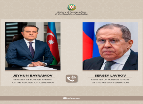Ceyhun Bayramov Lavrovla telefon danışığı apardı