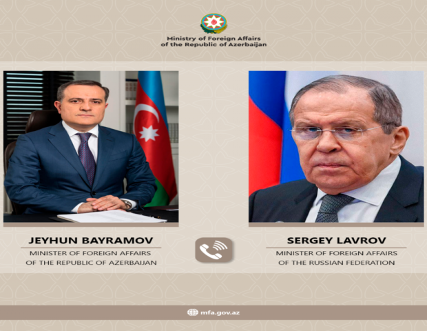 Ceyhun Bayramov Lavrovla telefon danışığı apardı
